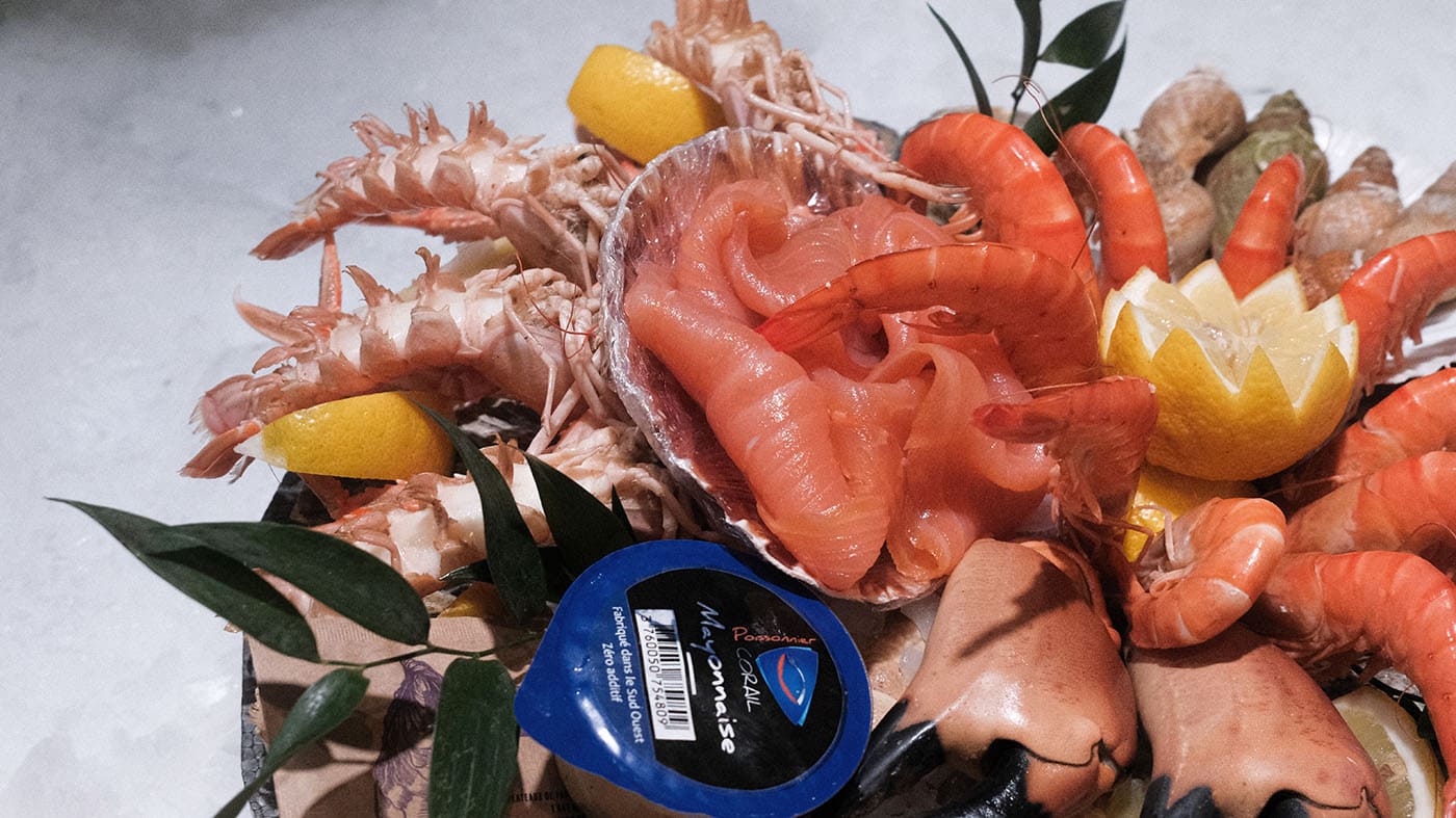 Photo du plateau de fruits de mer "Le capitaine" de la boutique Perlostrea à Toulouse