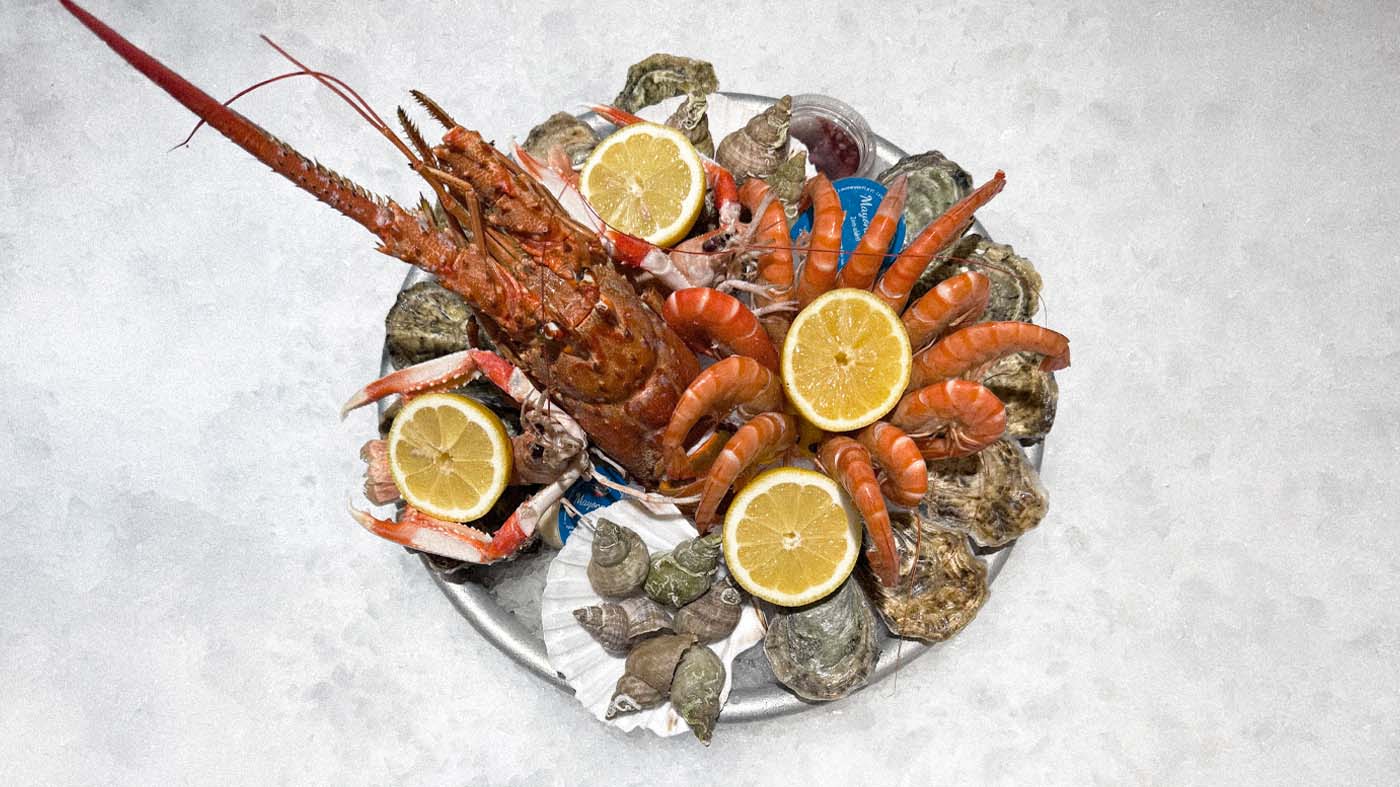Photo du plateau de fruits de mer "La perle Océane" de la boutique Perlostrea à Toulouse