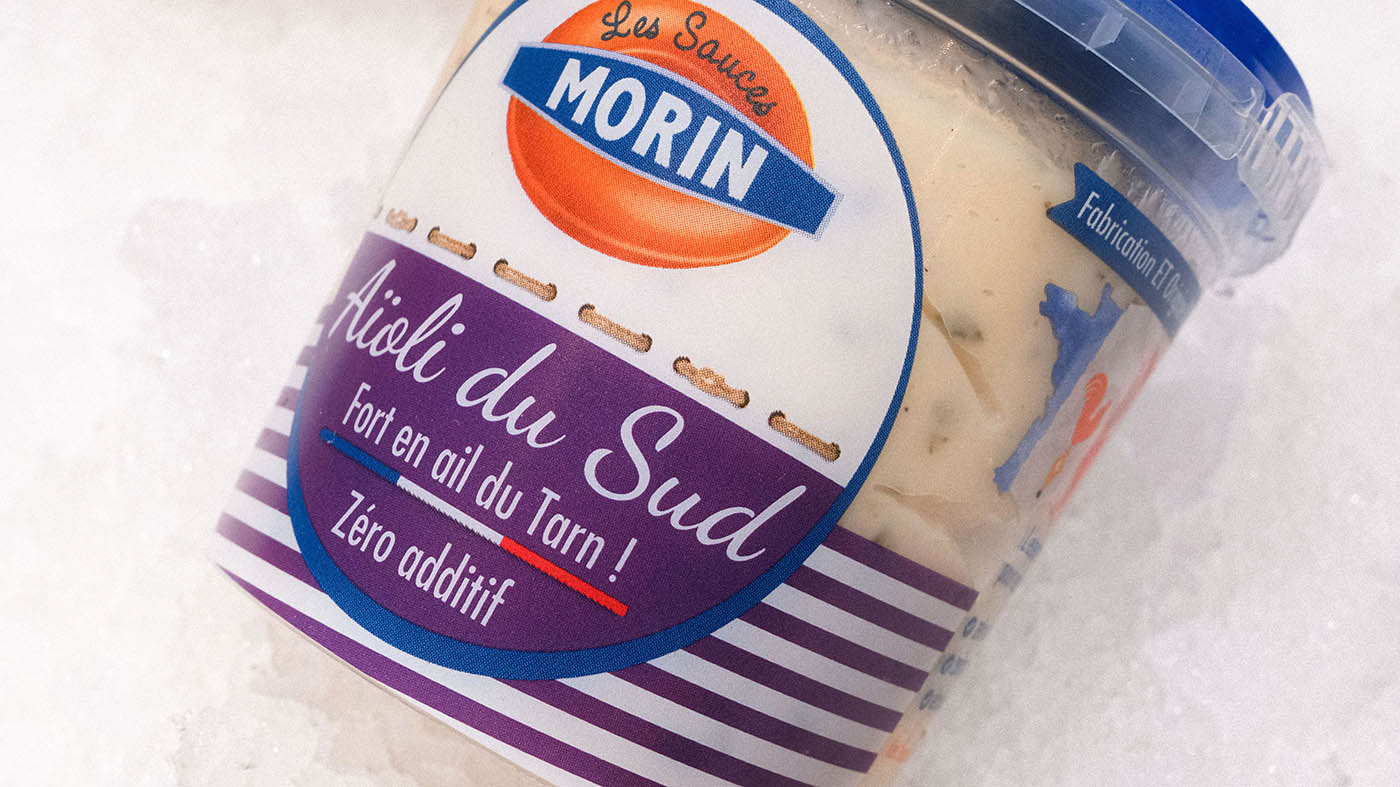 Gros plan de l'aioli de la boutique Perlostrea à Toulouse