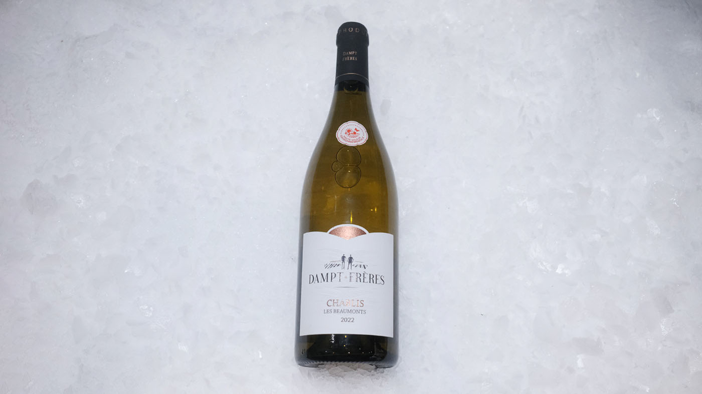 Bouteille de vin blanc Chablis Les Beaumonts – Dampt frères de la boutique Perlostrea à Toulouse